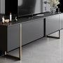 Hanah Home Soporte de TV Luxe - Antracita y Oro